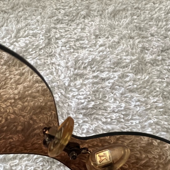 LOUIS VUITTON RARE PAIR OF AUTHENTIC SIGNATURE SUNGLASSES MOD LV COL. 166- 125 main image 11